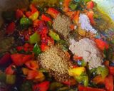 A picture of step 2 of Veg Poha.