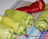 Bull's horn peppers stuffed with feta cheese recipe step 1 photo