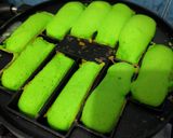 Foto langkah ke 4 dari resep Pukis Pandan Lowcarb/Debm/Keto.