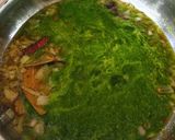A picture of step 4 of Hariyali Dum Aloo.