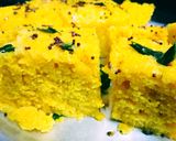 A picture of step 6 of Khaman Dhokla Recipe.