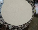 A picture of step 2 of Malabar Parantha /Parotta /Kerela Parantha.