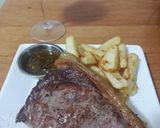 Foto del paso 6 de la receta: Bife de chorizo, chimichurri casero y papas fritas