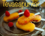 Foto del paso 2 de la receta: Polo de naranja y frambuesa 🍊 🍓 🍡