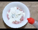 A picture of step 2 of Chicken Malai Boti.