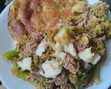 Foto del paso 5 de la receta: Brócoli con carne desmechada en salsa de tomate🥦🍅🥩🍚🍱🍛
