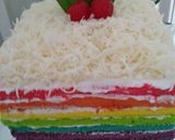 Foto langkah ke 3 dari resep Rainbow cake moist.