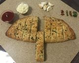 A picture of step 7 of Cheesy garlic bread recipe or Garlic cheese bread.