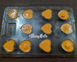 A picture of step 4 of Orange Qubes Stuffed Chocolates.