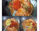 A picture of step 5 of Dal Makhani.
