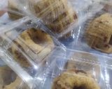 Foto langkah ke 7 dari resep Bolu Kukus Mini Pisang Ambon tanpa Mixer.
