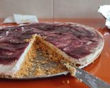 Foto del paso 7 de la receta: Tarta de queso con mermelada de arándanos
