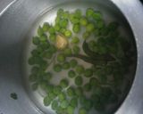 A picture of step 2 of Peas coriander leaves.