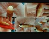 Foto langkah ke 5 dari resep Ulat maizena pink.