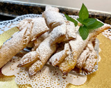 Foto del paso 16 de la receta: Lazos de hojaldre rellenos con cabello de ángel