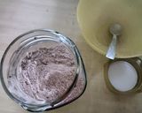 A picture of step 4 of Chocolate Cake Premix.
