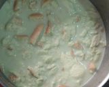 Foto langkah ke 2 dari resep Puding Roti Matcha.