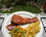 Foto langkah ke 5 dari resep 026. Salmon Steak.