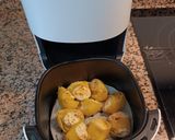 Foto del paso 6 de la receta: Lumaconi relleno de Salmón y queso con salsa de espinacas (Airfryer)