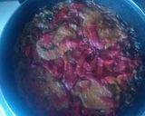 Foto del paso 6 de la receta Timbal en salsa piquillos sobre cama de patatas 
