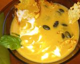 Sütőtök krémleves, keleties fűszerezéssel recept fázis 6 fotója
