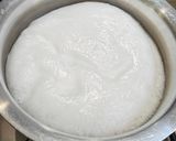 A picture of step 1 of Milk Cream (Christmas sweet).