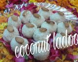 A picture of step 3 of Instant coconut ladoo.