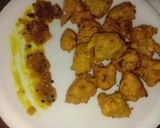 A picture of step 3 of Crispy Mungoda.