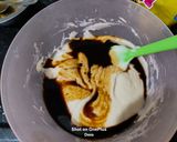 A picture of step 6 of Eggless Coffee Walnut Cake No Oven & Without Cream.