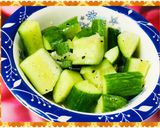 A picture of step 2 of Chinese cucumber salad.