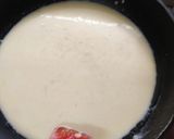 A picture of step 4 of Spaghetti Alfredo.