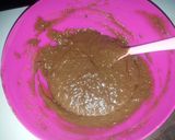 A picture of step 2 of Chocolate fudge cake.