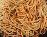 Foto del paso 5 de la receta Pasta a la boloñesa con champiñones