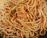 Foto del paso 5 de la receta: Pasta a la boloñesa con champiñones