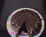 A picture of step 7 of Oreo biscuit cake.