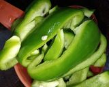A picture of step 1 of Bell Pepper Pakoras.