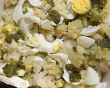 Foto del paso 3 de la receta: Romanescu con bechamel, queso y pesto