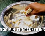 A picture of step 4 of रसमलाई (Rasmalai recipe).
