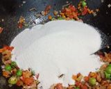 A picture of step 6 of Vegetable Rava Upma.