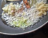 A picture of step 2 of Methi Tomato Rice.