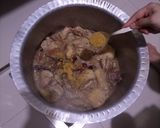 A picture of step 4 of Lal gosht.