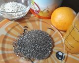 Foto del paso 1 de la receta: Licuado de naranja, papaya, avena y chía
