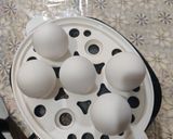 A picture of step 1 of Boiled egg fry.