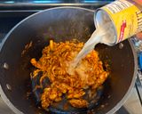 A picture of step 4 of Eggplant & Chicken Thai Red Curry.
