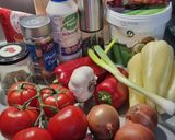 Tarhonyás lecsó (vegán) recept fázis 1 fotója