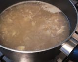 A picture of step 2 of Chicken corn soup.