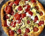 Une image de l'étape 2 de Clafoutis aux tomates cerise, parmesan et Basilic.