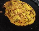 A picture of step 3 of Wheat flour chilla.