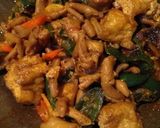 Foto langkah ke 5 dari resep Tumis Usus Ayam Tahu Pedas Manis.