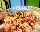 Foto langkah ke 4 dari resep Nasi goreng daging tumis bawang.